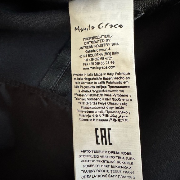 Elegant Black Faux Leather Dress - Picture 6 of 9